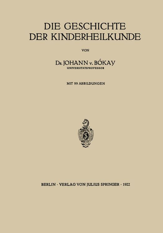 Produktbild: Die Geschichte der Kinderheilkunde