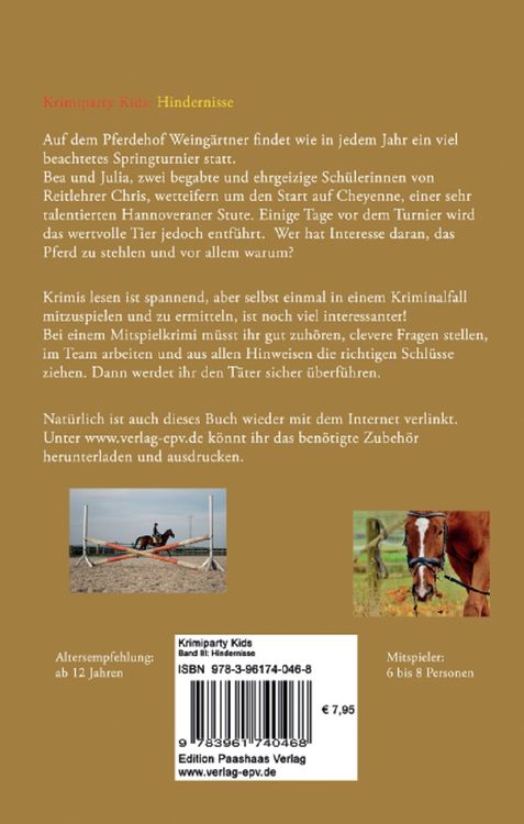 Produktbild: Krimiparty Kids Band 3: Hindernisse