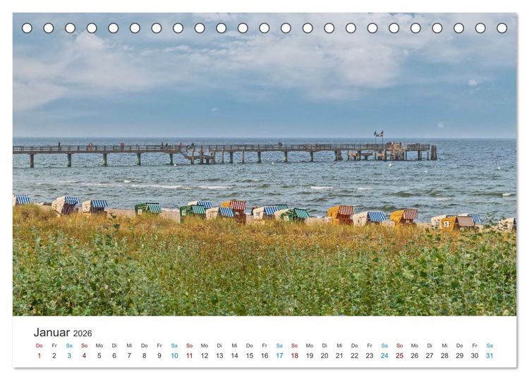 Produktbild: Ostseebad Boltenhagen (Tischkalender 2026 DIN A5 quer), CALVENDO Monatskalender