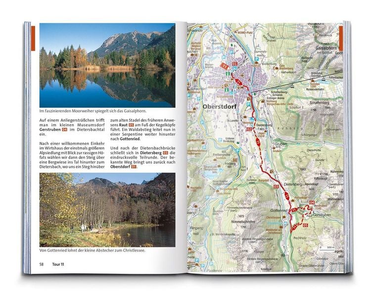 Produktbild: KOMPASS Wanderf&uuml;hrer Allg&auml;u, Allg&auml;uer Alpen, 60 Touren mit Extra-Tourenkarte