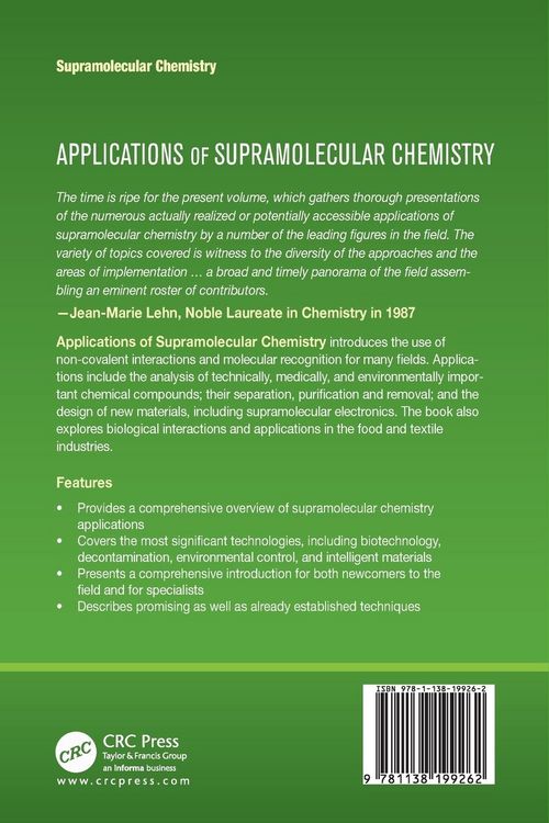 Produktbild: Applications of Supramolecular Chemistry