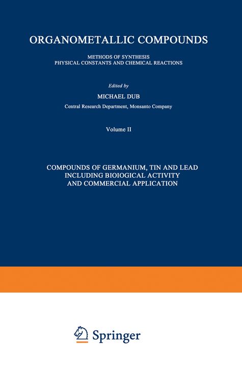 Produktbild: Compounds of Germanium, Tin and Lead Including Biological Activity and Commercial Application