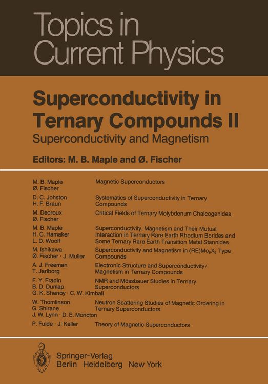 Produktbild: Superconductivity in Ternary Compounds II