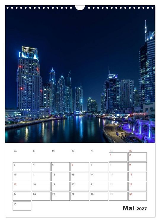 Produktbild: Vertical Dubai 2027 (Wandkalender 2027 DIN A3 hoch), CALVENDO Monatskalender