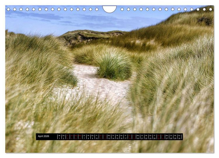 Produktbild: Sylt - Wasser, Wind und Wellen (Wandkalender 2026 DIN A4 quer), CALVENDO Monatskalender