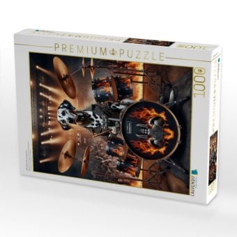 Produktbild: CALVENDO Puzzle Dalmatiner Drummerqueen | 1000 Teile Lege-Gr&ouml;&szlig;e 64x48cm Foto-Puzzle f&uuml;r gl&uuml;ckliche Stunden