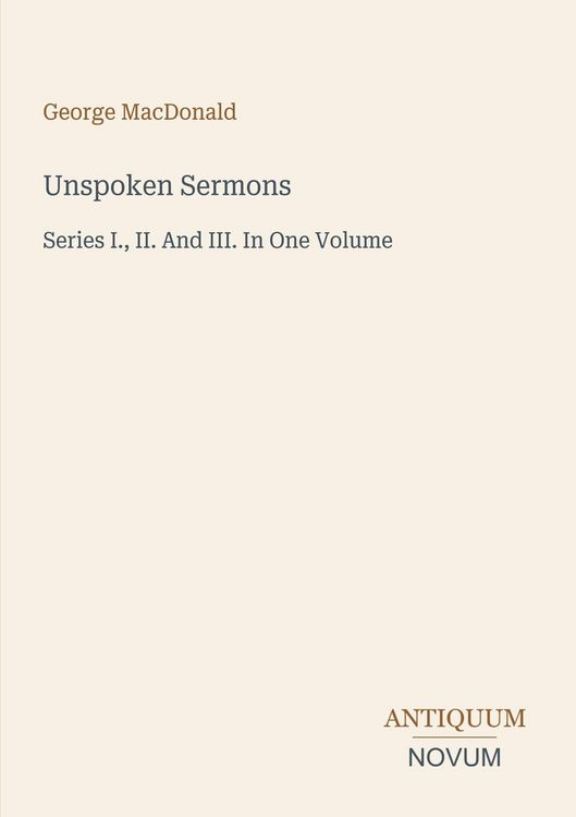 Produktbild: Unspoken Sermons