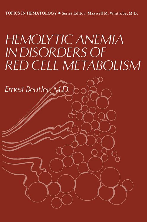 Produktbild: Hemolytic Anemia in Disorders of Red Cell Metabolism