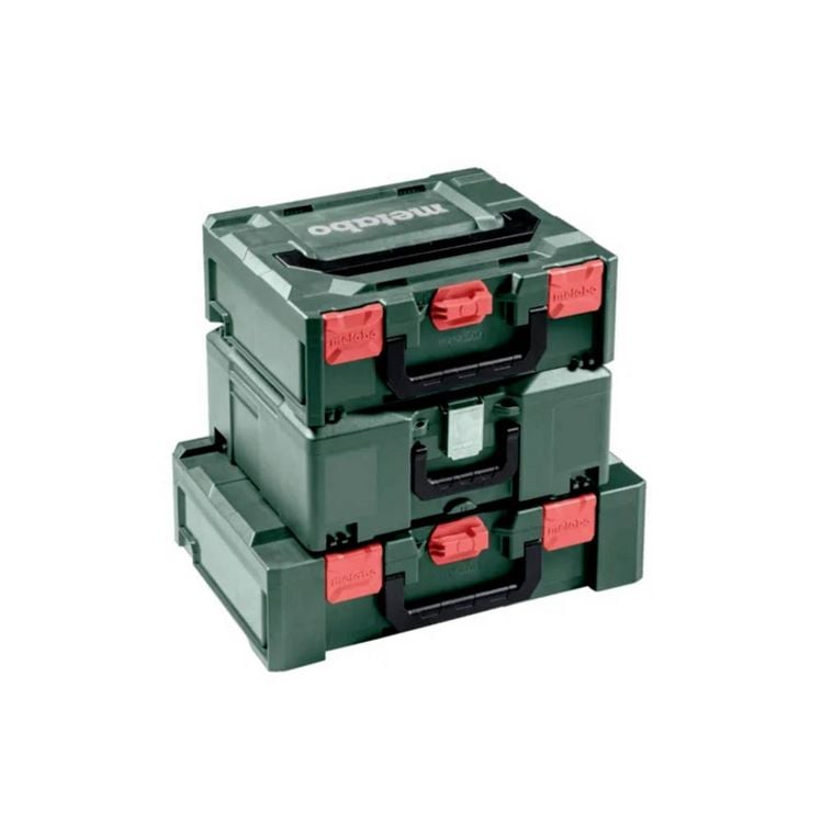 Produktbild: Metabo metaBOX 145 626886000 Maschinenkoffer ABS Gr&uuml;n/Rot (L x B x H) 396 x 296 x 145mm