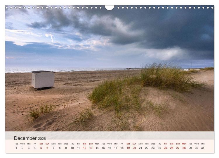 Produktbild: The Charm of Denmark's North Sea (Wall Calendar 2026 DIN A3 landscape), CALVENDO 12 Month Wall Calendar