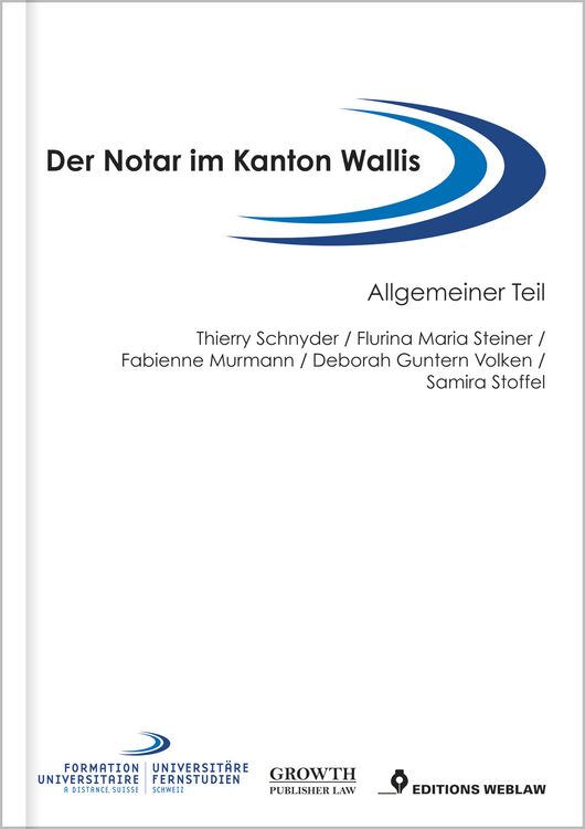 Produktbild: Der Notar im Kanton Wallis