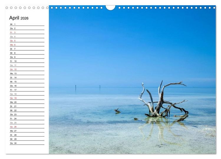 Produktbild: FLORIDA KEYS und KEY WEST Malerische Reiseroute (Wandkalender 2026 DIN A3 quer), CALVENDO Monatskalender