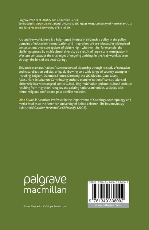 Produktbild: Naturalization Policies, Education and Citizenship
