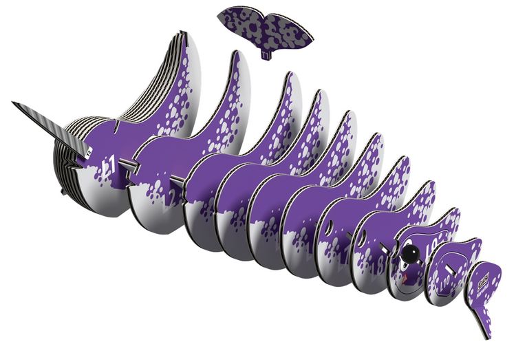 Produktbild: EUGY - 3D Bastelset Narwal