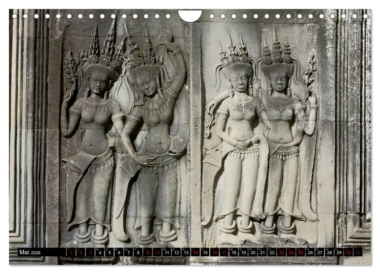 Produktbild: Angkor - Mythos im Reich der Khmer (Wandkalender 2026 DIN A4 quer), CALVENDO Monatskalender