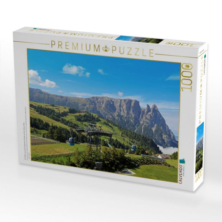 Produktbild: CALVENDO Puzzle Ein Motiv aus dem Kalender Urlaub auf der Seiser Alm | 1000 Teile Lege-Gr&ouml;&szlig;e 64x48cm Foto-Puzzle f&uuml;r gl&uuml;ckliche Stunden