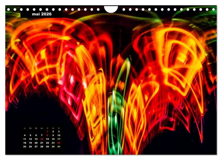 Produktbild: Cascade de couleurs (Calendrier mural 2026 DIN A4 vertical), CALVENDO calendrier mensuel