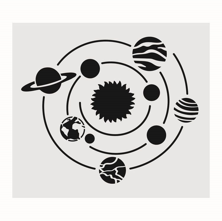 Produktbild: Schablonen Weltraum (MQ6)