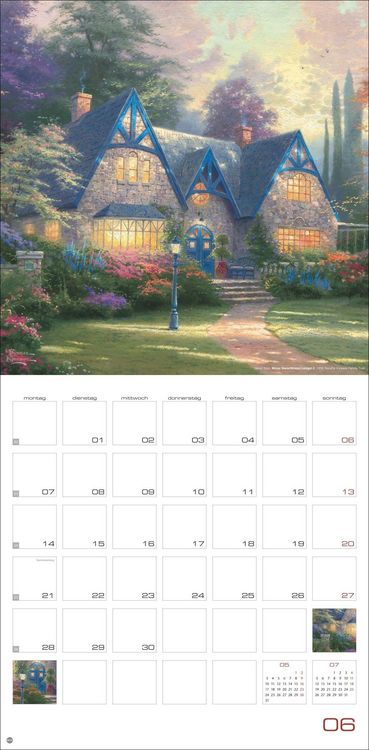 Produktbild: Thomas Kinkade: Land of Light Broschurkalender 2027