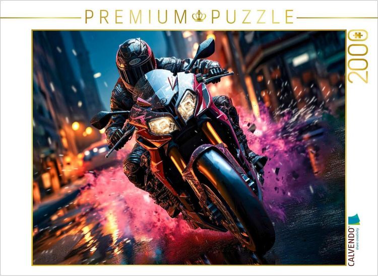 Produktbild: CALVENDO Puzzle Motorr&auml;der | 2000 Teile Lege-Gr&ouml;&szlig;e 90x67cm Foto-Puzzle f&uuml;r gl&uuml;ckliche Stunden
