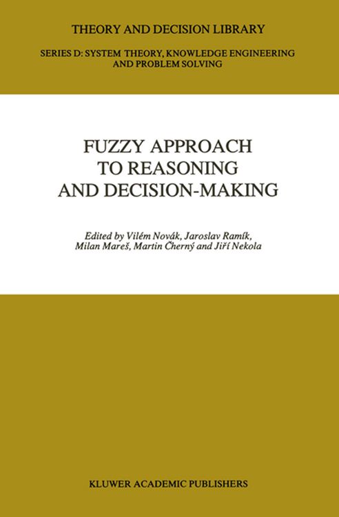 Produktbild: Fuzzy Approach to Reasoning and Decision-Making