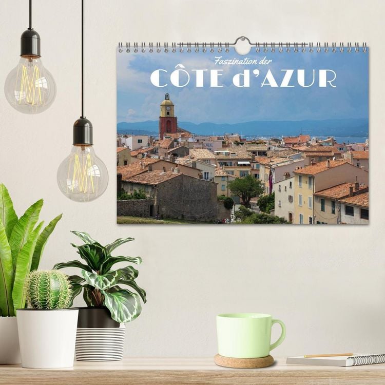 Produktbild: Faszination der C&ocirc;te d'Azur (Wandkalender 2026 DIN A4 quer), CALVENDO Monatskalender