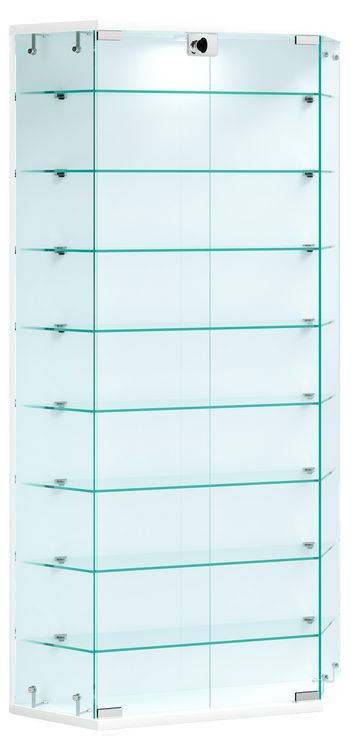 Produktbild: Wandvitrine H&auml;ngevitrine Glasvitrine Benila XL
