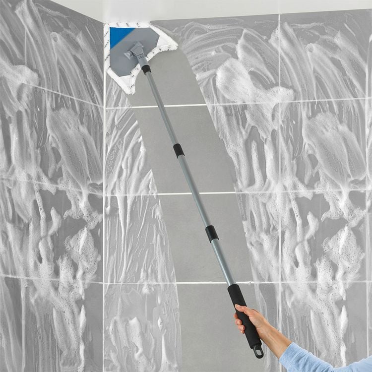 Produktbild: Multiflex-Wischer inkl. Teleskopstiel, f&uuml;r Fliesen, Fenster und B&ouml;den geeignet