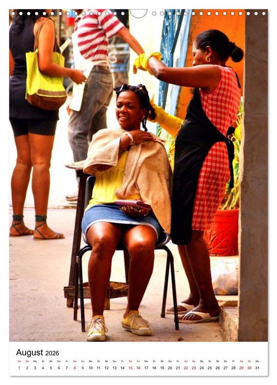 Produktbild: Cuba Coiffeur - Frisch frisiert in Havanna (Wandkalender 2026 DIN A3 hoch), CALVENDO Monatskalender