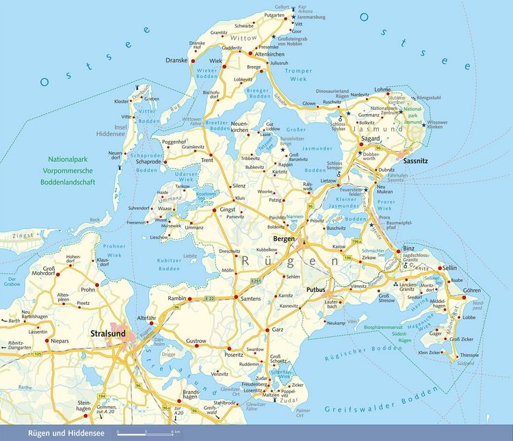 Produktbild: TRESCHER Reisef&uuml;hrer R&uuml;gen, Hiddensee, Stralsund