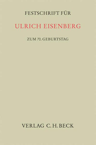 Produktbild: Festschrift f&uuml;r Ulrich Eisenberg zum 70. Geburtstag