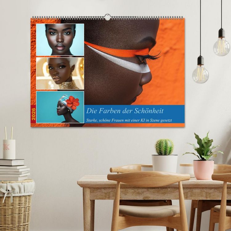 Produktbild: Die Farben der Sch&ouml;nheit (Wandkalender 2026 DIN A2 quer), CALVENDO Monatskalender