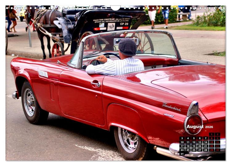 Produktbild: Thunderbird - Ford-Ikone der F&uuml;nfziger Jahre (Wandkalender 2026 DIN A3 quer), CALVENDO Monatskalender