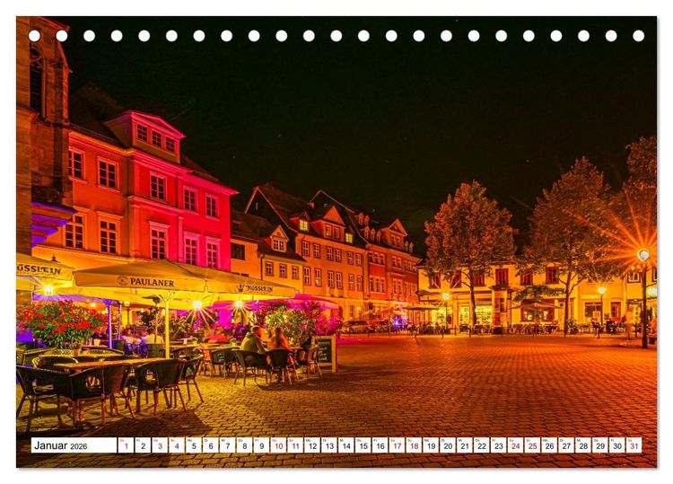 Produktbild: Rund um die Kr&auml;merbr&uuml;cke - Ein St&uuml;ck Mittelalter in Erfurt (Tischkalender 2026 DIN A5 quer), CALVENDO Monatskalender