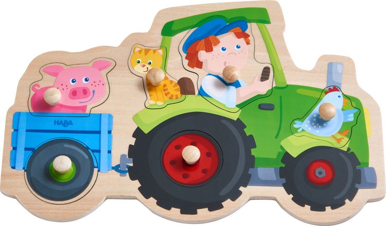 Produktbild: Greifpuzzle Lustige Traktorfahrt