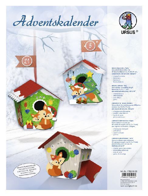 Produktbild: Adventskalender "Fuchs", Geschenkboxen