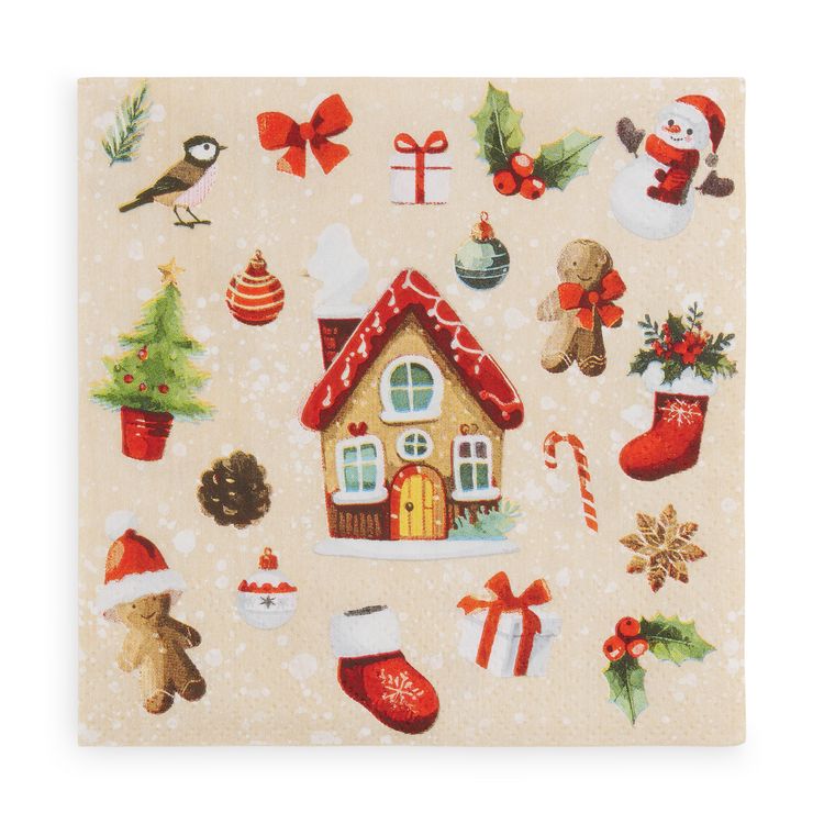 Produktbild: Serviette Nussknacker, 25x25cm