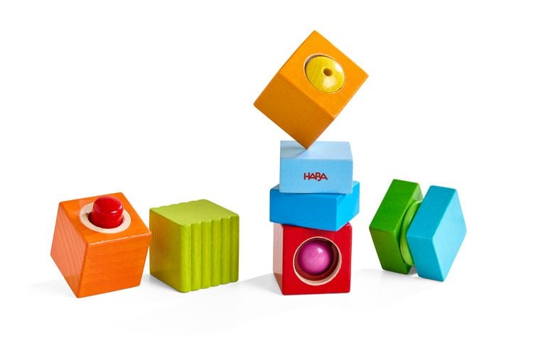 Produktbild: HABA 2014451001 - SOUNDS Entdeckerbausteine Klang, 6-teilig, Musik-Spielzeug