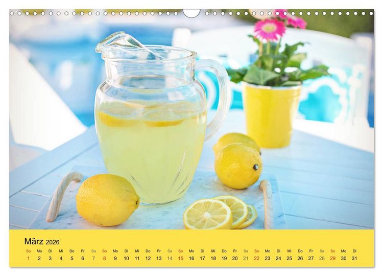 Produktbild: Gibt das Leben dir Zitronen, frag nach Zucker und Gew&uuml;rzen! (Wandkalender 2026 DIN A3 quer), CALVENDO Monatskalender