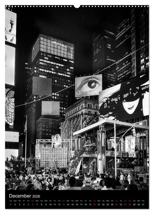 Produktbild: New York City (High Quality Premium Wall Calendar 2026 DIN A2 portrait),CALVENDO 12 Month Wall Calendar