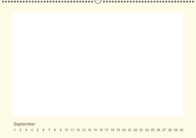 Produktbild: Immerw&auml;hrender Kalender zum selber Gestalten (Wandkalender immerw&auml;hrend DIN A4 quer)