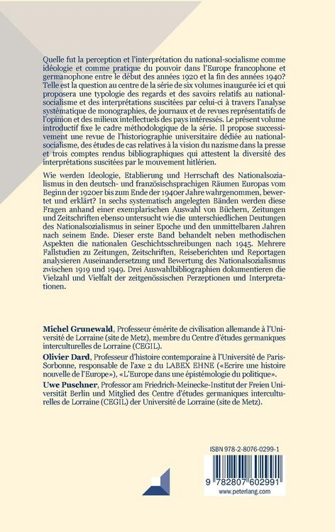 Produktbild: Confrontations au national-socialisme en Europe francophone et germanophone (1919&ndash;1949) / Auseinandersetzungen mit dem Nationalsozialismus im deutsch- und franz&ouml;sischsprachigen Europa (1919&ndash;1949)