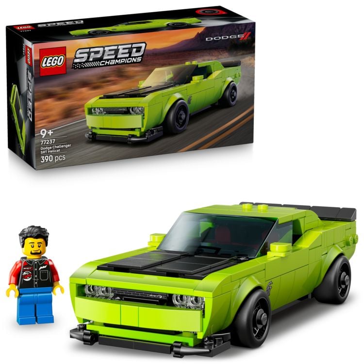 Bild vom Artikel LEGO® Speed Champions Dodge Challenger SRT Hellcat Sportwagen (77237); Spielzeugauto; Bauset vom Autor 