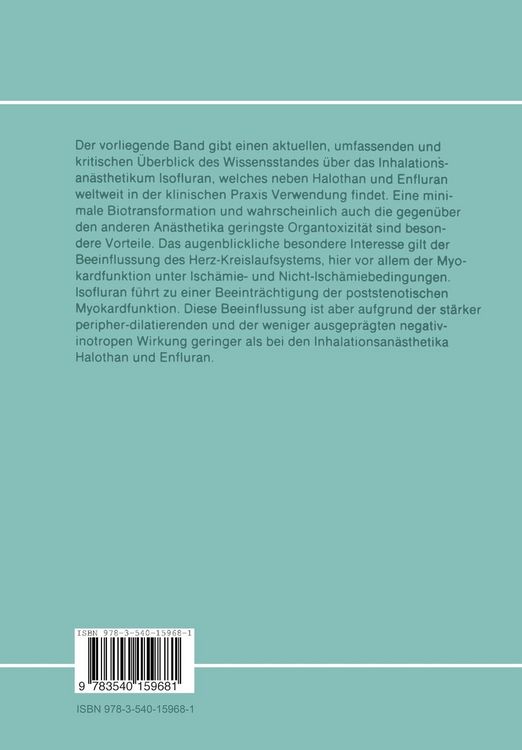 Produktbild: Inhalationsanaesthetika