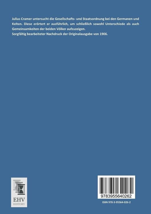 Produktbild: Die Verfassungsgeschichte der Germanen und Kelten