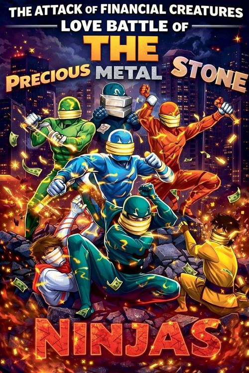 Produktbild: The Attack Of Financial Creatures Love Battle Of The Precious Metal Stone Ninjas