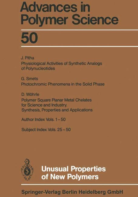 Produktbild: Unusual Properties of New Polymers