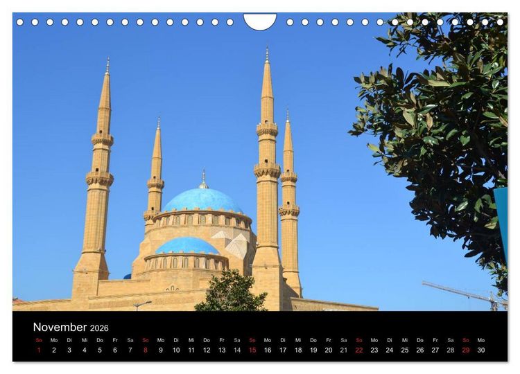 Produktbild: LIBANON 2026 (Wandkalender 2026 DIN A4 quer), CALVENDO Monatskalender