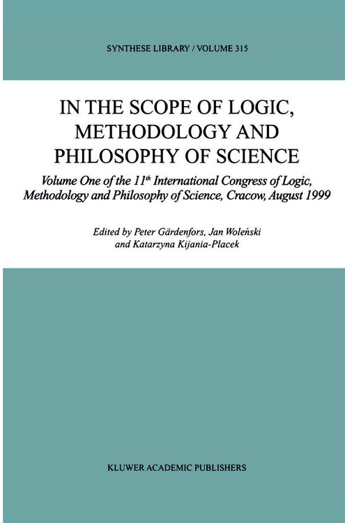 Produktbild: In the Scope of Logic, Methodology and Philosophy of Science