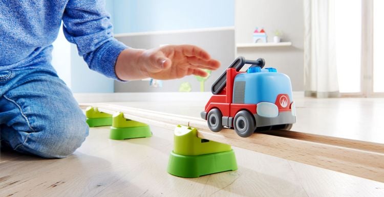 Produktbild: Kullerb&uuml; - Feuerwehr-Leiterwagen